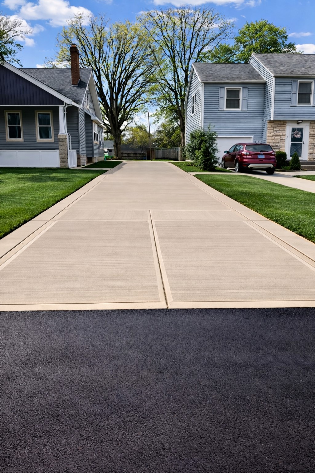 Residential driveway